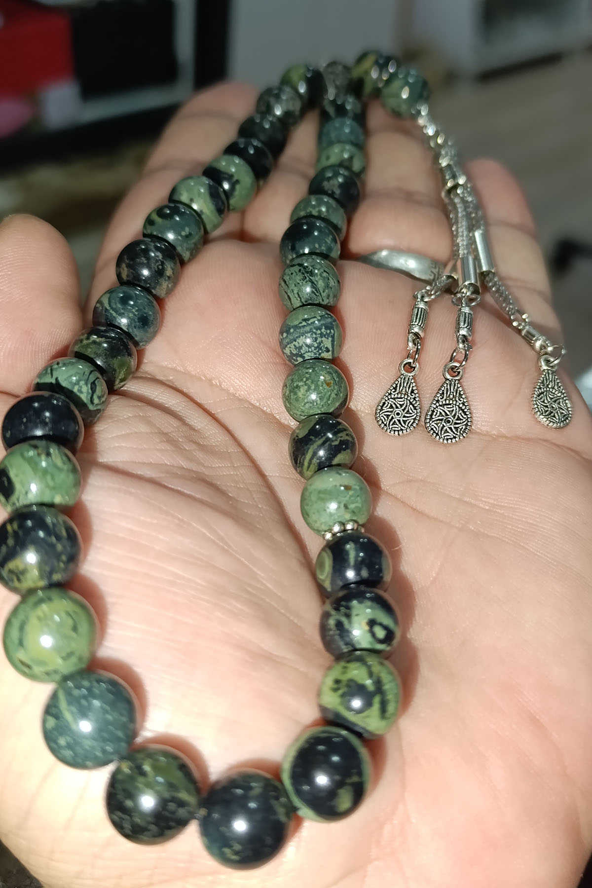 Kan Baba Jasper Taşı 10 mm Doğaltaş Tesbih