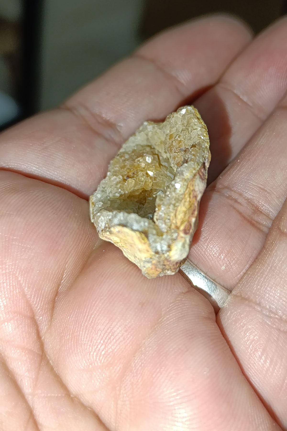 Selestin Taşı Jeot Ham İşlenmemiş Doğaltaş Küçük Kütle 14 Gr - Görsel 3