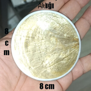 Kahve Sedef Taşı Bardak Altlığı