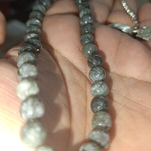 Labradorit Taşı 8 mm Faset Kesim Natural Doğaltaş Tesbih