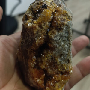 Sitrin Taşı ( Para Taşı ) Ham Dekoratif Doğaltaş Kütle 730 Gr