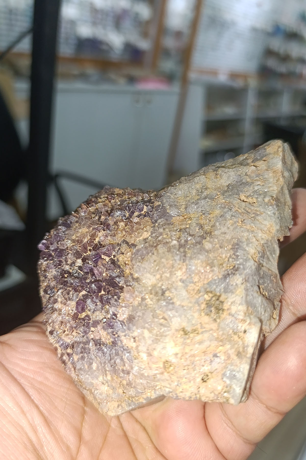 Ametist Taşı aham Natural Doğaltaş Kütle 409 Gr