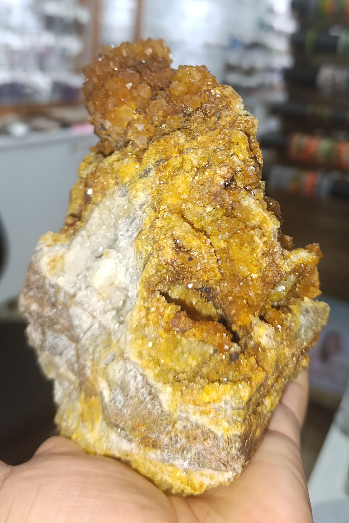 Sitrin Taşı ( Para Taşı ) Ham Natural Doğaltaş Kütle 1681gr