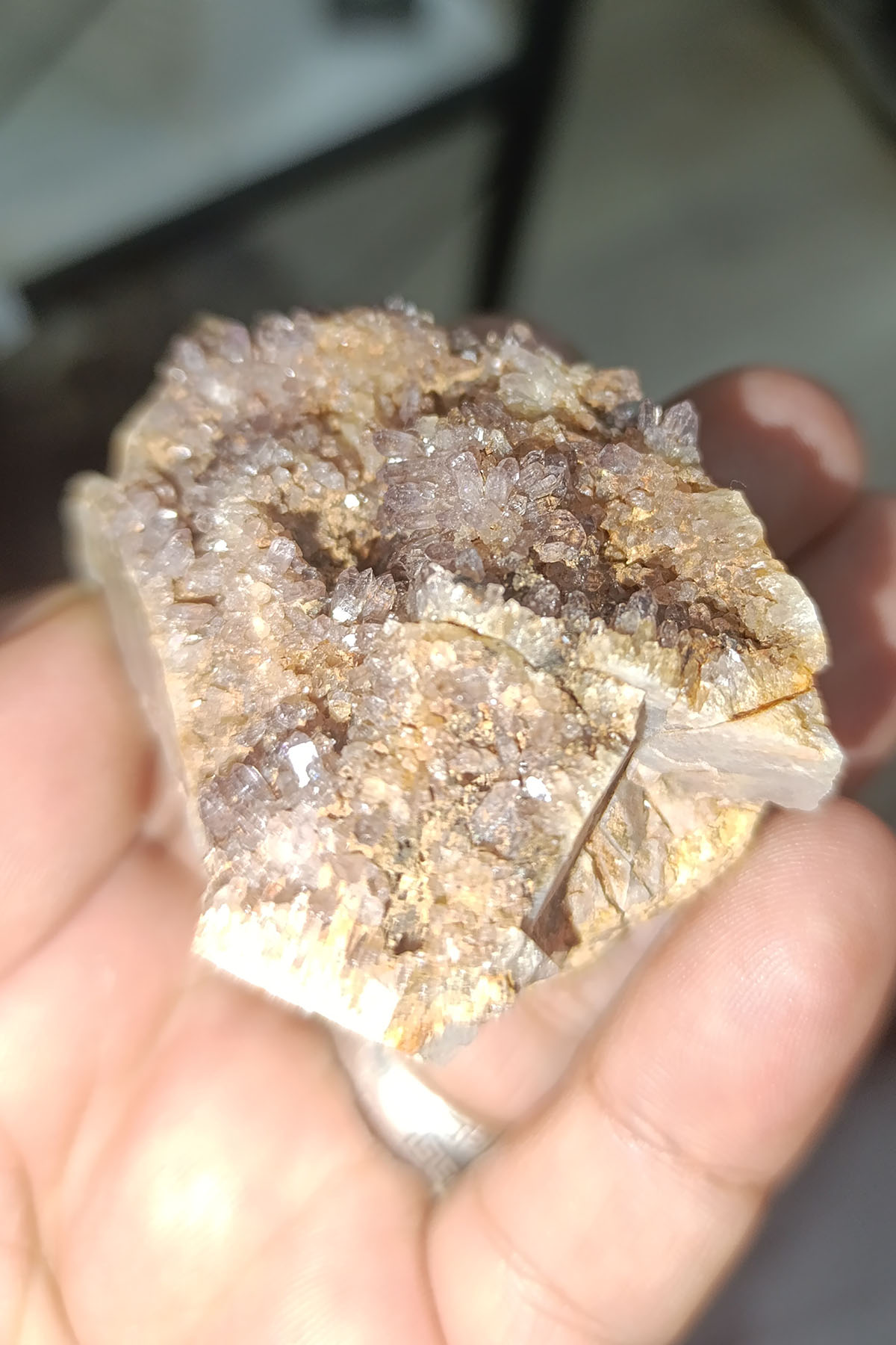 Ametist Taşı Ham Natural Doğaltaş Kütle 106 Gr