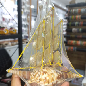 Tamamen Deniz Kabuğu Gemi Abalone  28 x 19 cm