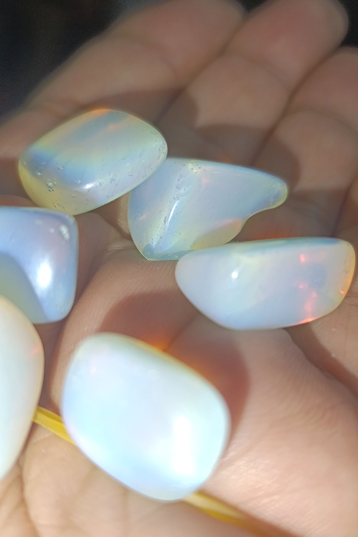 Su Opalı Tambur Natural Doğaltaş Kütle 1 Adet - Görsel 3