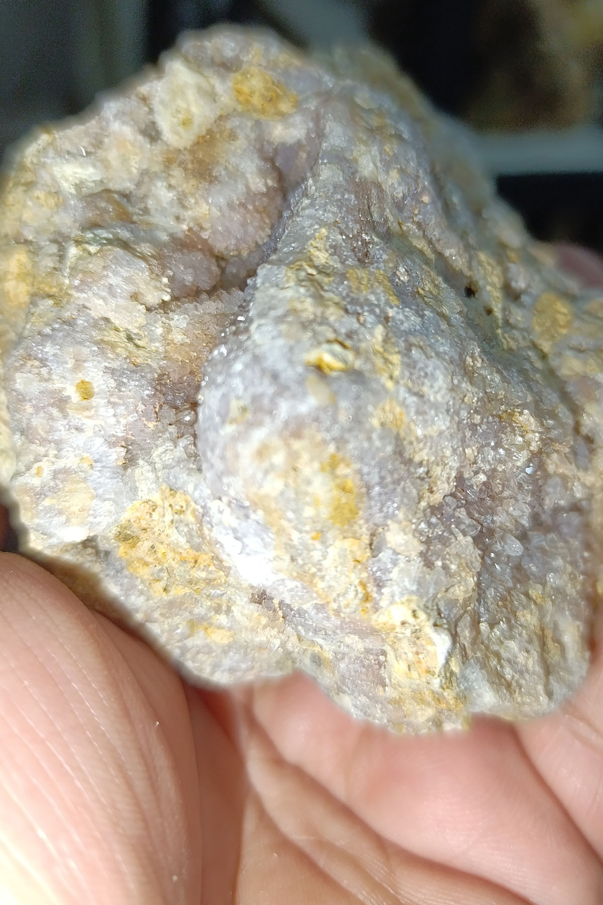 Ametist Taşı Ham Natural Doğaltaş Kütle 494 Gr - Görsel 2