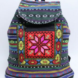 Otantik Kilim Desenli Sırt Çantası 37 x 35 cm