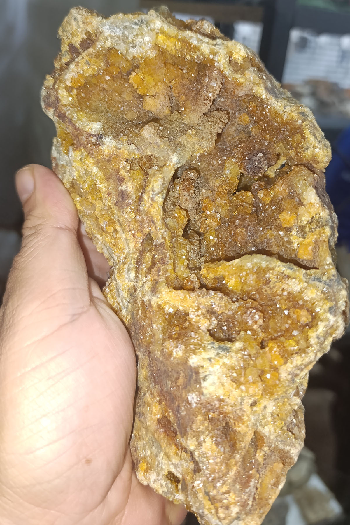 Sitrin ( Para Taşı ) Ham Natural Doğaltaş Kütle 1814 Gr - Görsel 2