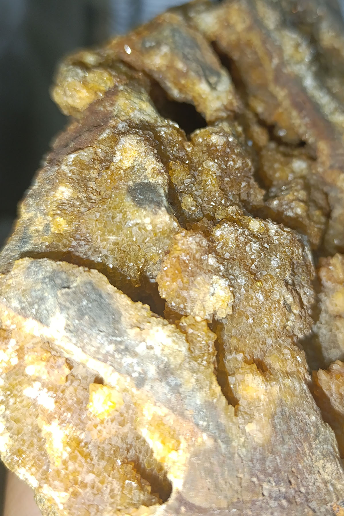 Sitrin ( Para Taşı ) Ham Natural Doğaltaş Kütle 1814 Gr - Görsel 4