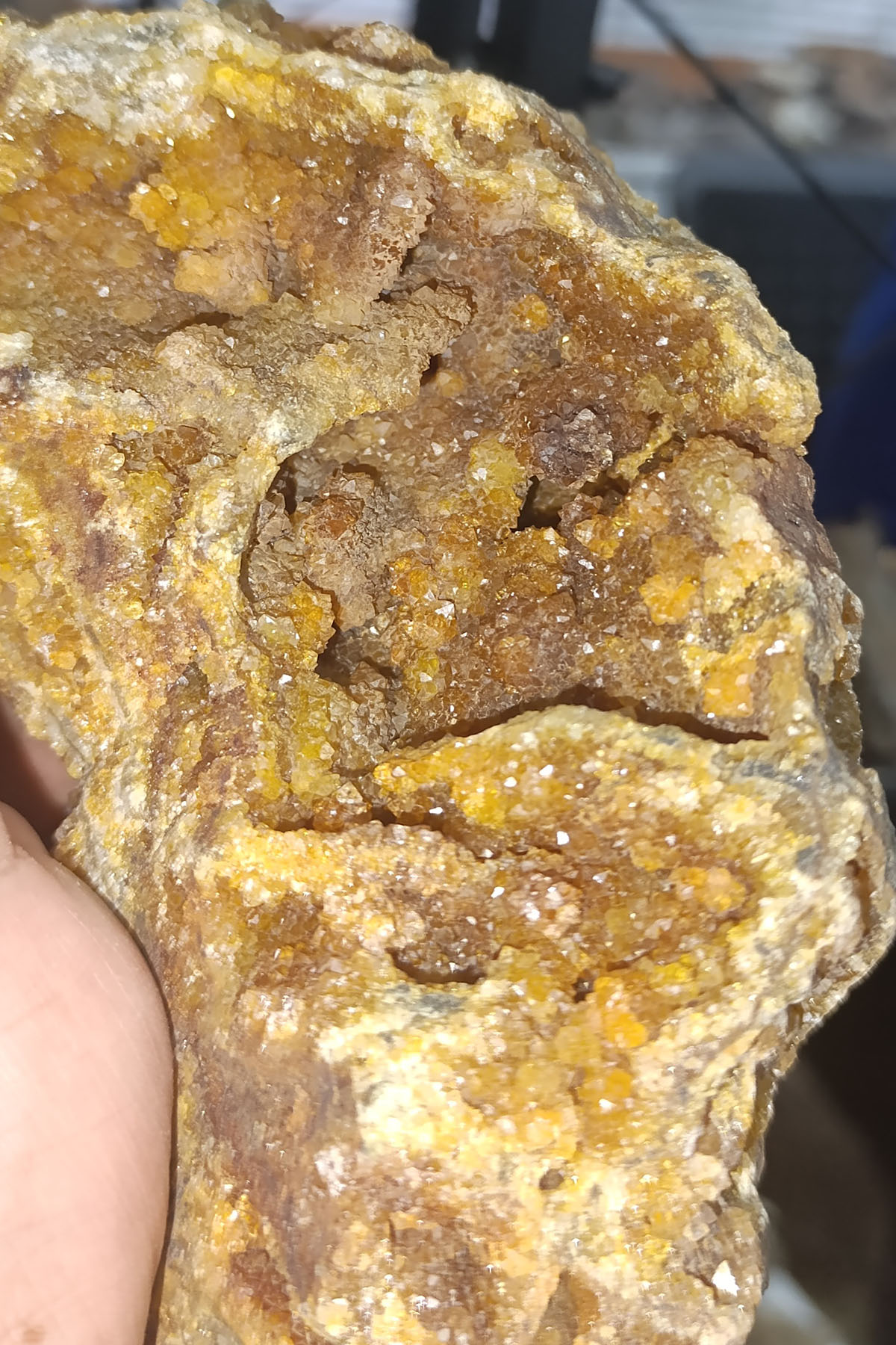 Sitrin ( Para Taşı ) Ham Natural Doğaltaş Kütle 1814 Gr