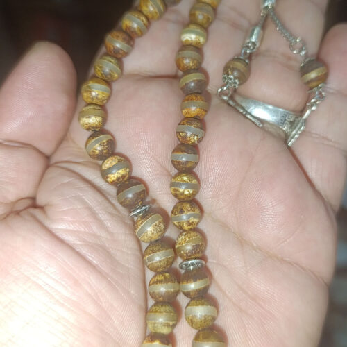 Tibet Akik Taşı 8 mm Natural Doğaltaş Tesbih