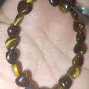 Kaplangözü Taşı Kalp Kesim Doğaltaş Bileklik