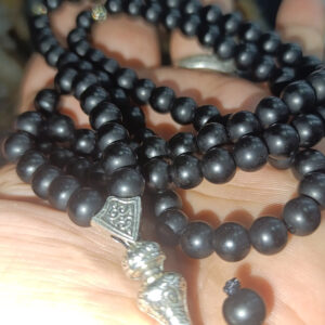 Mat Obsidyen Taşı Dua 8 mm ( Namaz ) Tesbihi