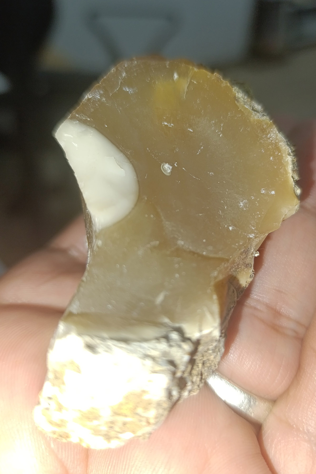 Bal Opal Taşı İşlenmemiş Doğaltaş Kütle 130 Gr - Görsel 3