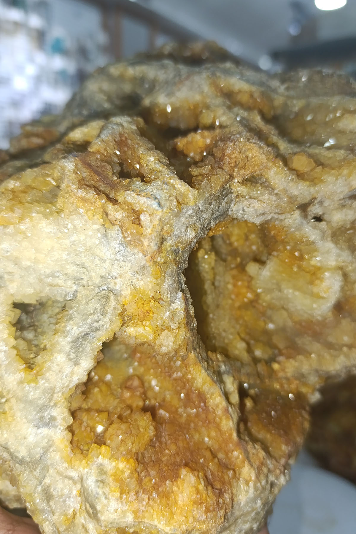 Sitrin ( Para Taşı ) Dev Natural Doğaltaş Kütle 4900 Gr - Görsel 3