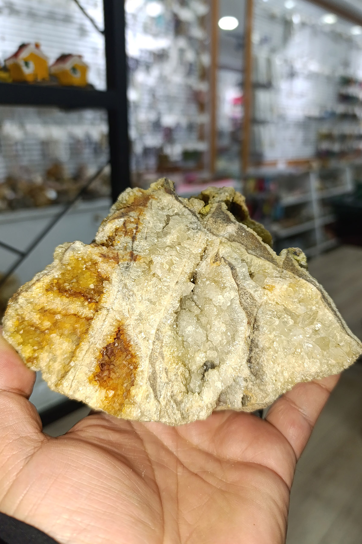 Kuvars Taşı Ham Doğaltaş Kütle 1170 Gr - Görsel 2