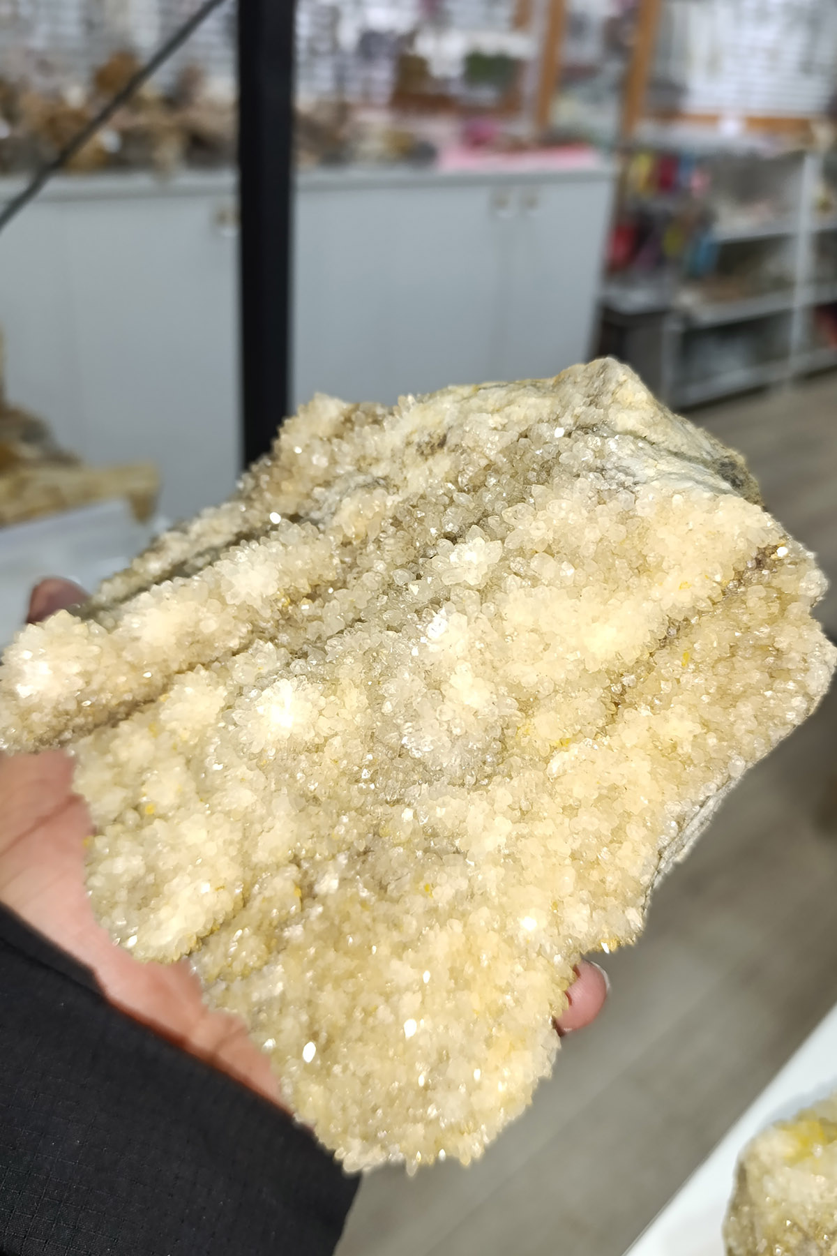 Kuvars Taşı Ham Natural Doğaltaş Kütle 1248 Gr - Görsel 4