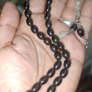 Kapsül Kesim 7*10 mm Oltu Taşı Doğaltaş Tesbih