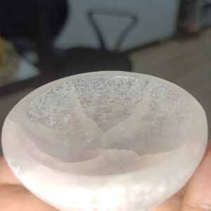 Selenit Taşı Kase 6 cm – Doğal Arındırıcı Kase