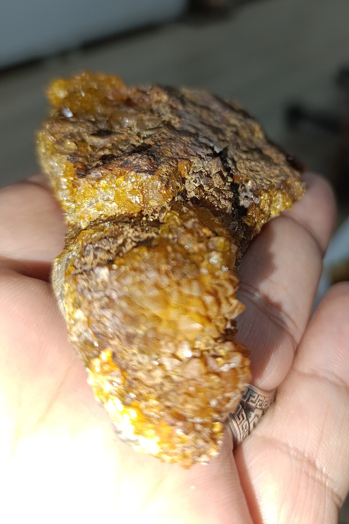 Sitrin ( Para ) Taşı Ham Doğaltaş Kütle 114 Gr
