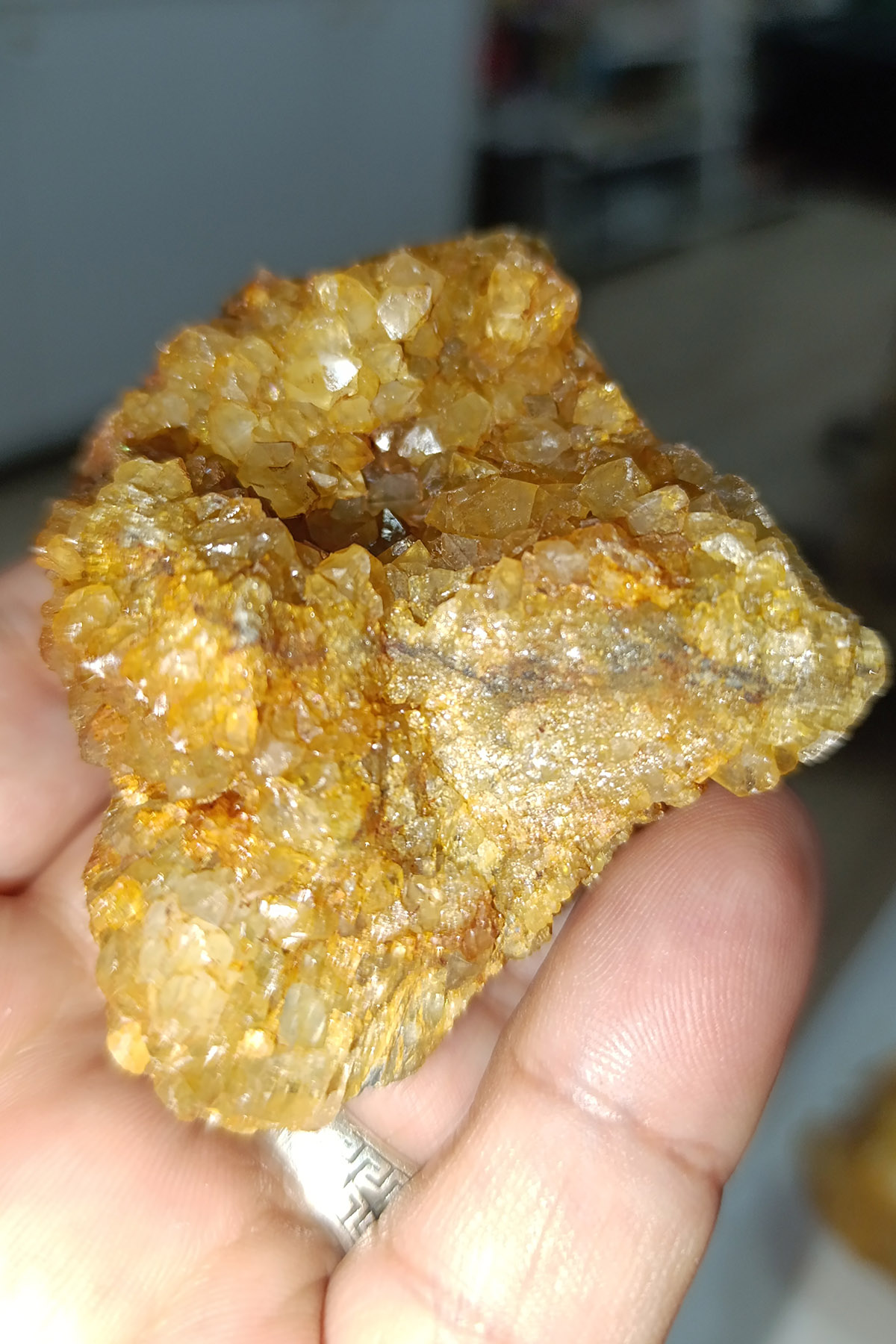 Sitrin ( Para ) Taşı Ham Doğaltaş Kütle 123 Gr - Görsel 2