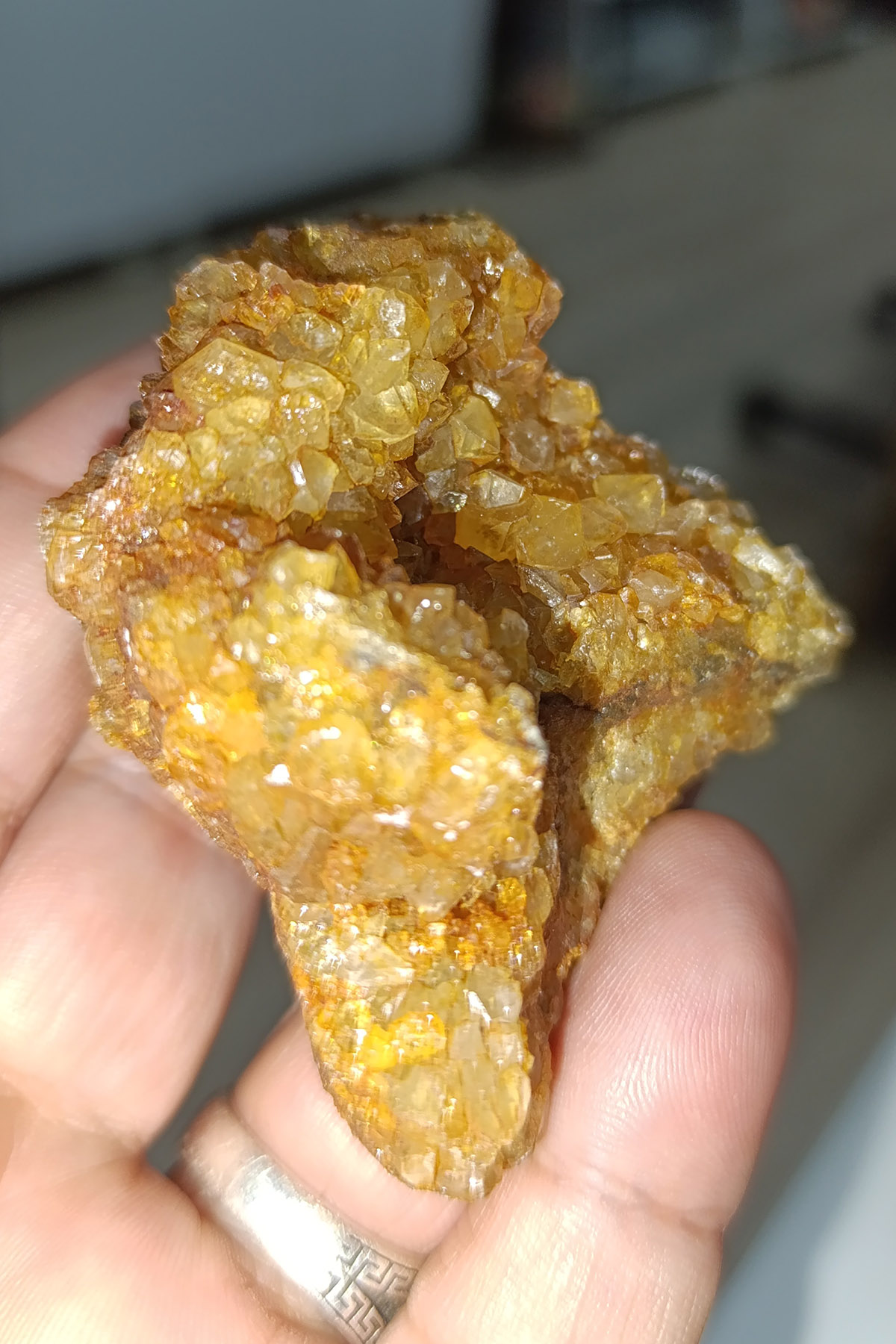 Sitrin ( Para ) Taşı Ham Doğaltaş Kütle 123 Gr