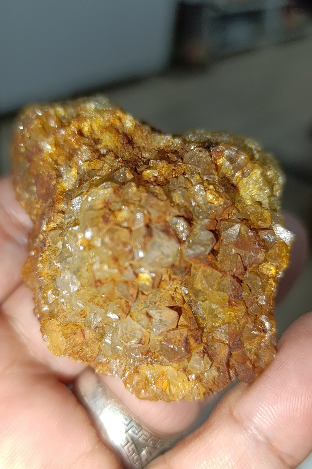 Sitrin ( Para ) Taşı Ham Doğaltaş Kütle 123 Gr - Görsel 4