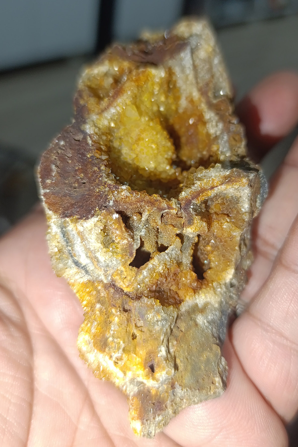 Sitrin ( Para ) Taşı Ham Doğaltaş Kütle 160 Gr