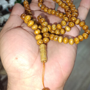 Doğal Ahşap Namaz ( Dua ) 8 mm Dua Tesbih 99'lu