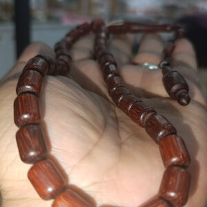 Kan Ağacı 12 x 8 mm Kapsül Kesim Doğal Ağaç Tesbih