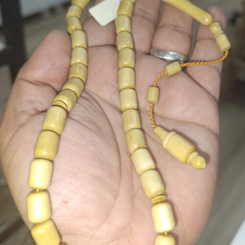 Nar Ağacı 12 x 8 mm Kapsül Kesim  Doğal Ağaç Tesbih