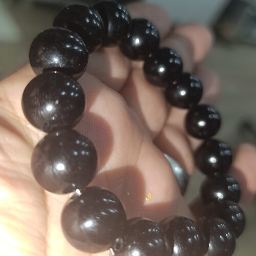 Oniks Taşı 14 mm Küre Kesim Doğaltaş Bileklik