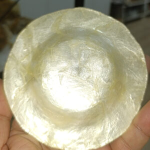 Sedef Taşı Doğal Çay Tabağı 11 cm