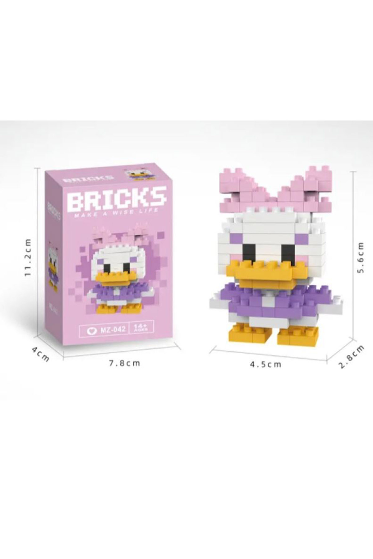 Daisy Duck Mini Lego Figürü 1 Adet - Görsel 3