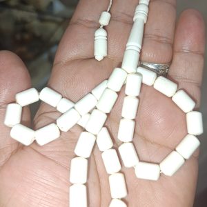 Deve Kemiği Kapsül Kesim 12 x 8 mm Kemik Tesbih