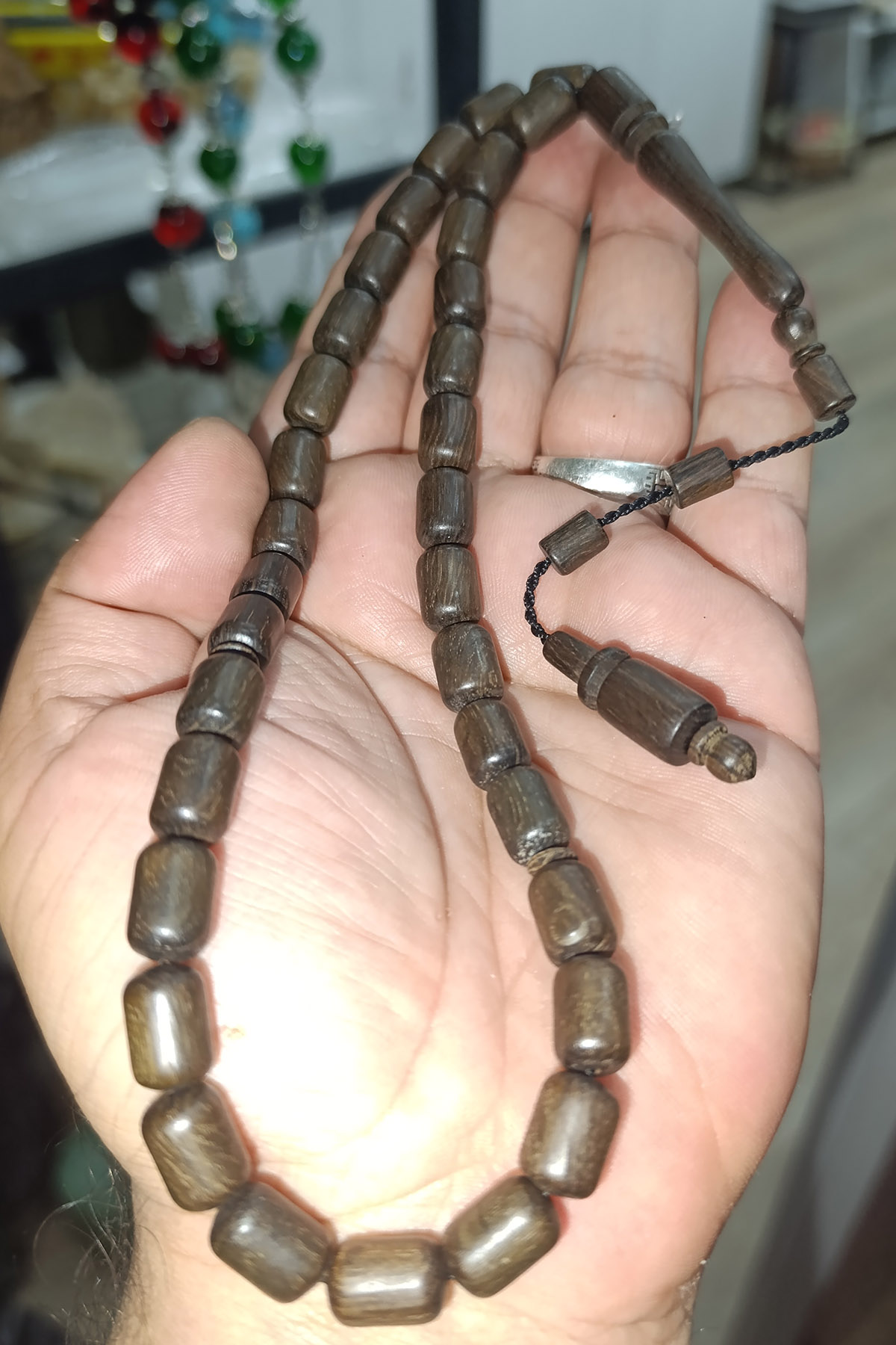 Kördiken Ağacı 12 x 8 mm Kapsül Kesim Ağaç Tesbih