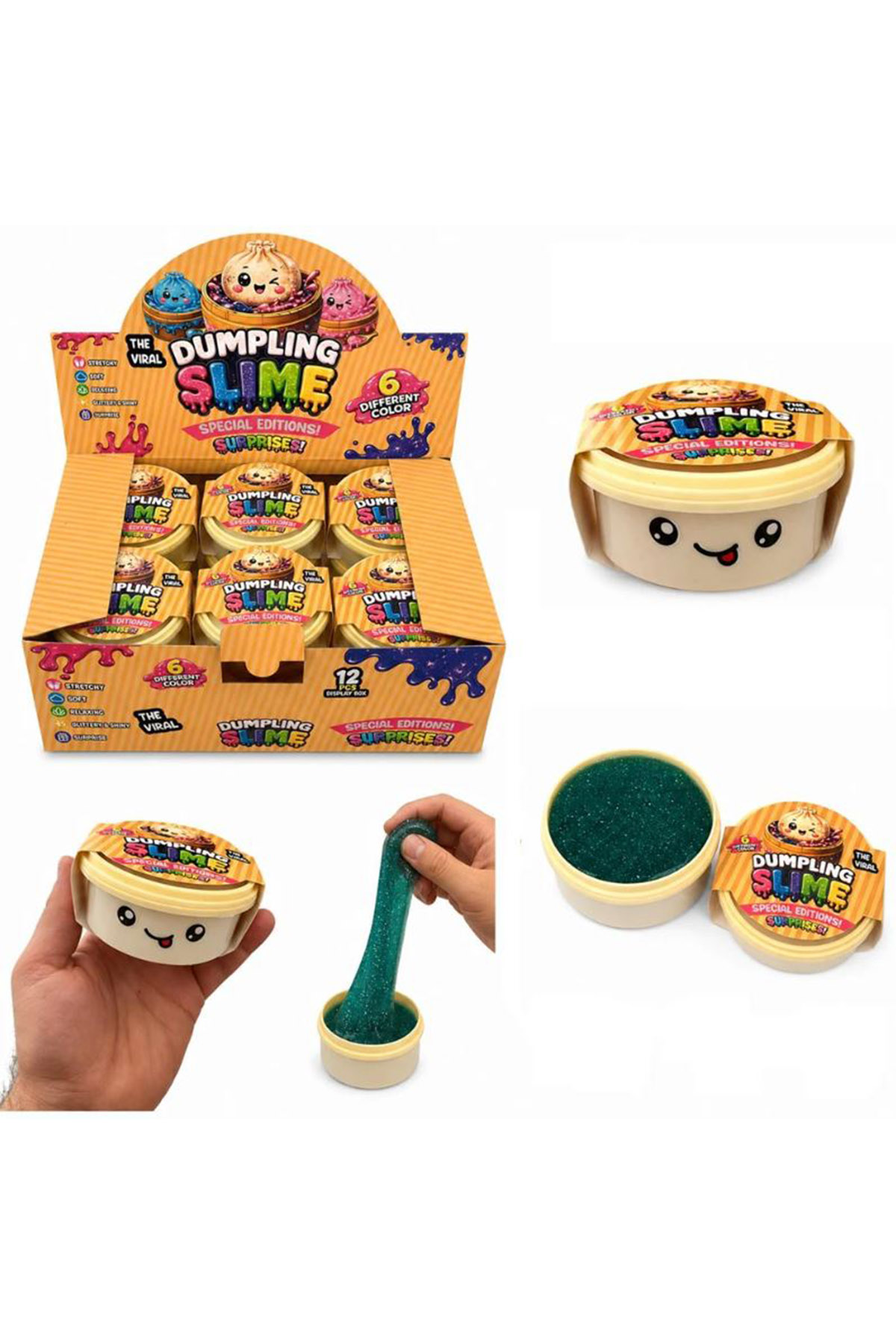 Çin Mantısı Slime 1 Adet - Görsel 2