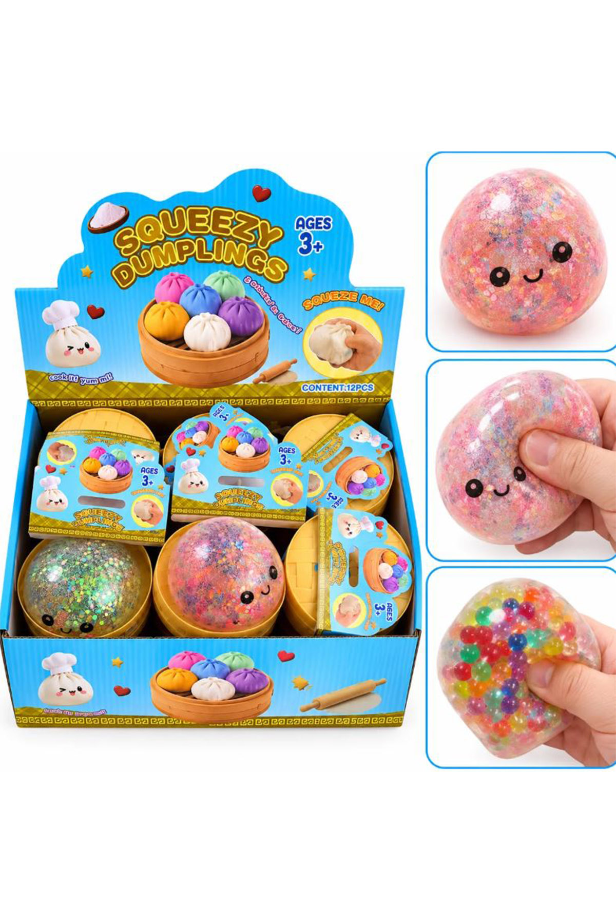 Oyuncak Su Maymunlu Çin Mantısı Squishy 1 Adet
