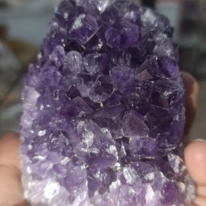 Ametist Taşı Brezilya Ham İşlenmemiş Doğaltaş Kütle 480 Gr