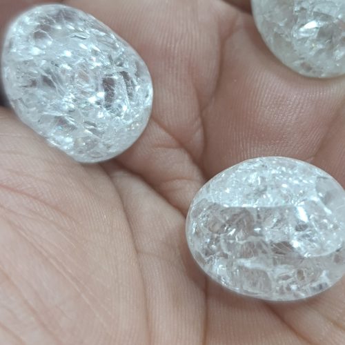 Necef Taşı Beyaz Tambur Doğaltaş Kütle 1 Adet