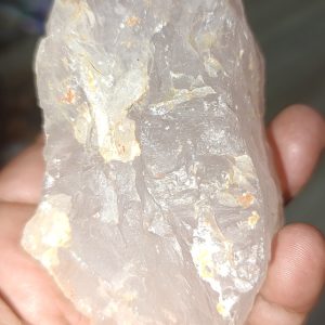 Pembe Kuvars Taşı Ham İşlenmemiş Doğaltaş Kütle 424 Gr